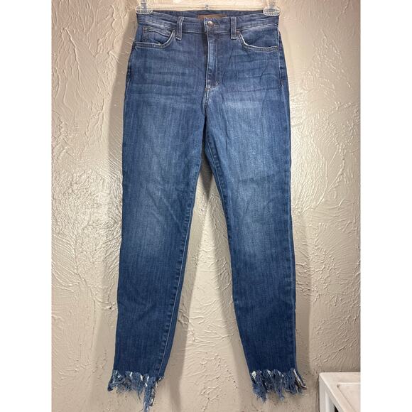 Joe's Jeans Womens Blue The Charlie High Rise Skinny Ankle Stretch Size 27 - Picture 1 of 9